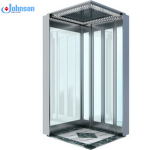 Transparent luxury design villa house lift single small villa elevator