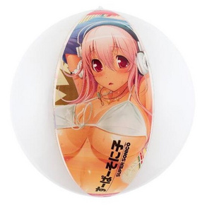 customized inflatable anime beach ball with sph