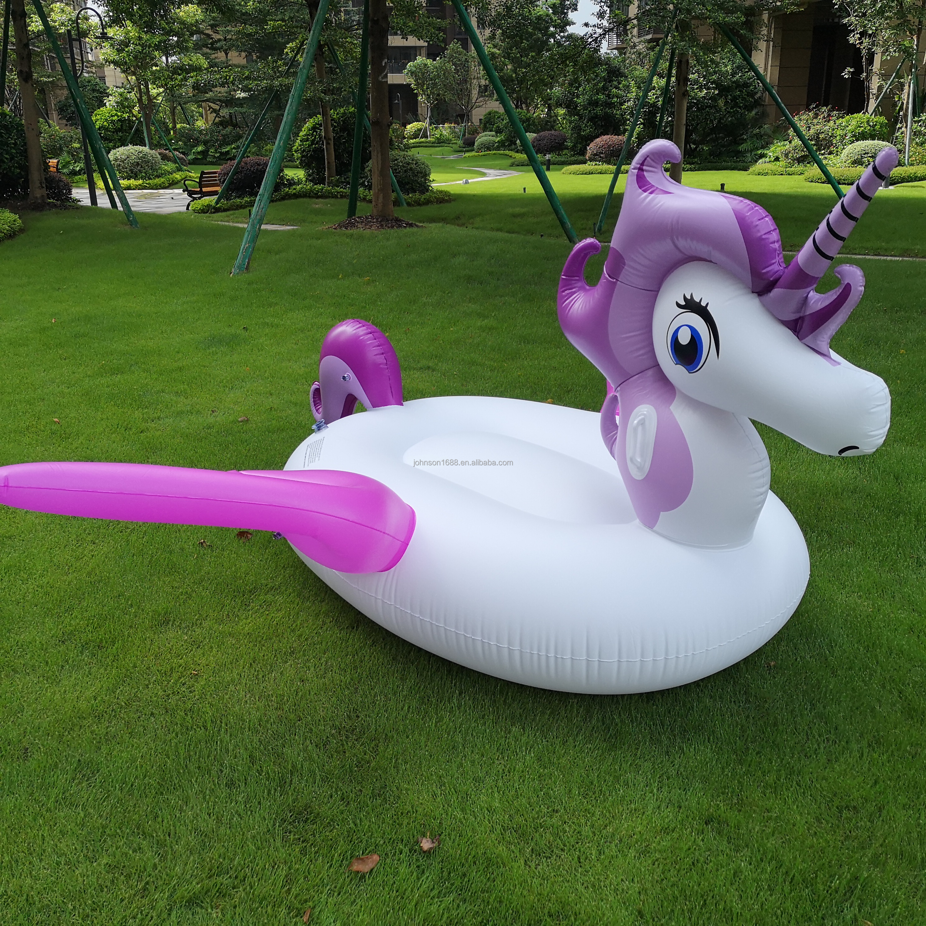 Water floating Inflatable Pool Float Party Toys unicorn Durable Handles Summer Beach Floats Pool Toys Raft Lounge for Adults Kid