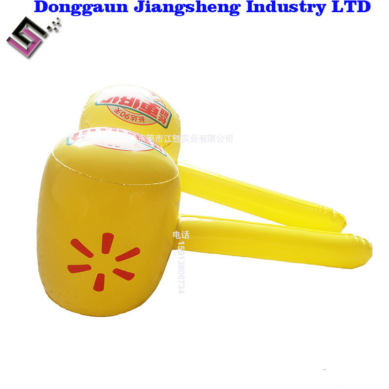 Hot selling Funny Children Soft Toy Hammer Inflatable Hammer with Bell Toy for Kids with  Print Inflatable Toy Hammers