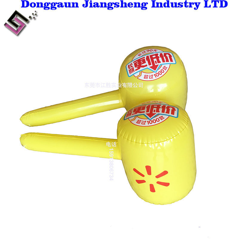 Hot selling Funny Children Soft Toy Hammer Inflatable Hammer with Bell Toy for Kids with  Print Inflatable Toy Hammers