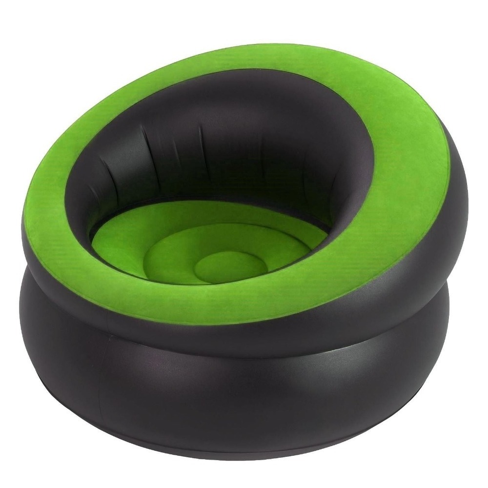 Inflatable Chair Gaming Air Pod Lounger Comfy Blow Up Sofa Lounge Camping Relax