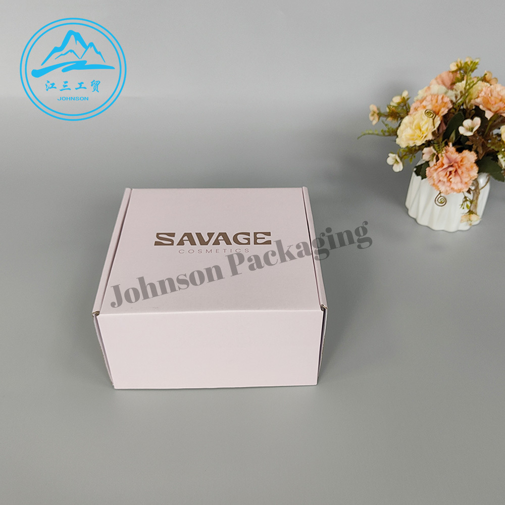 Unique design inside print big e-commerce beauty shipping mail corrugated carton boxes cardboard postal packing boxes with logo