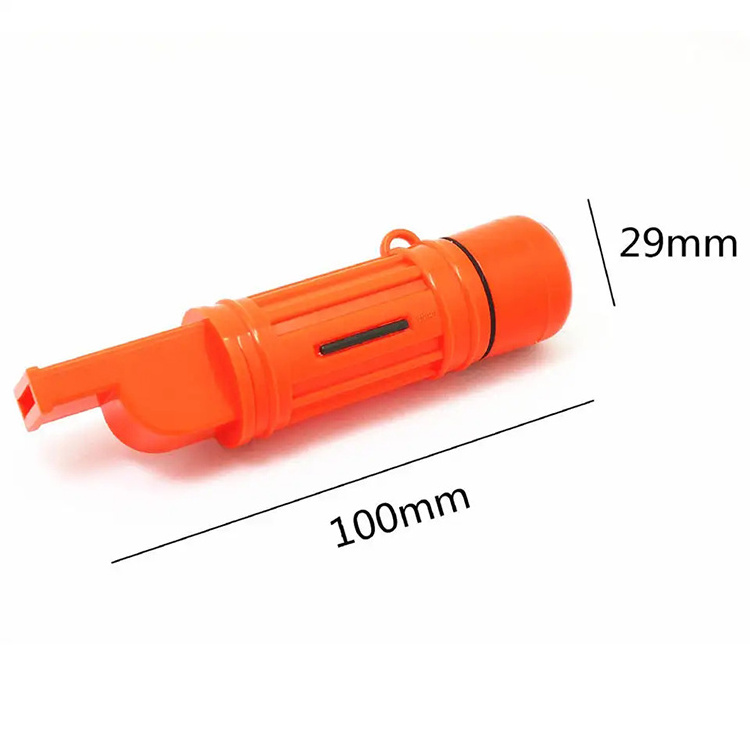 Outdoor Hiking Emergency Survival Multi-function 5-in-1 Whistle