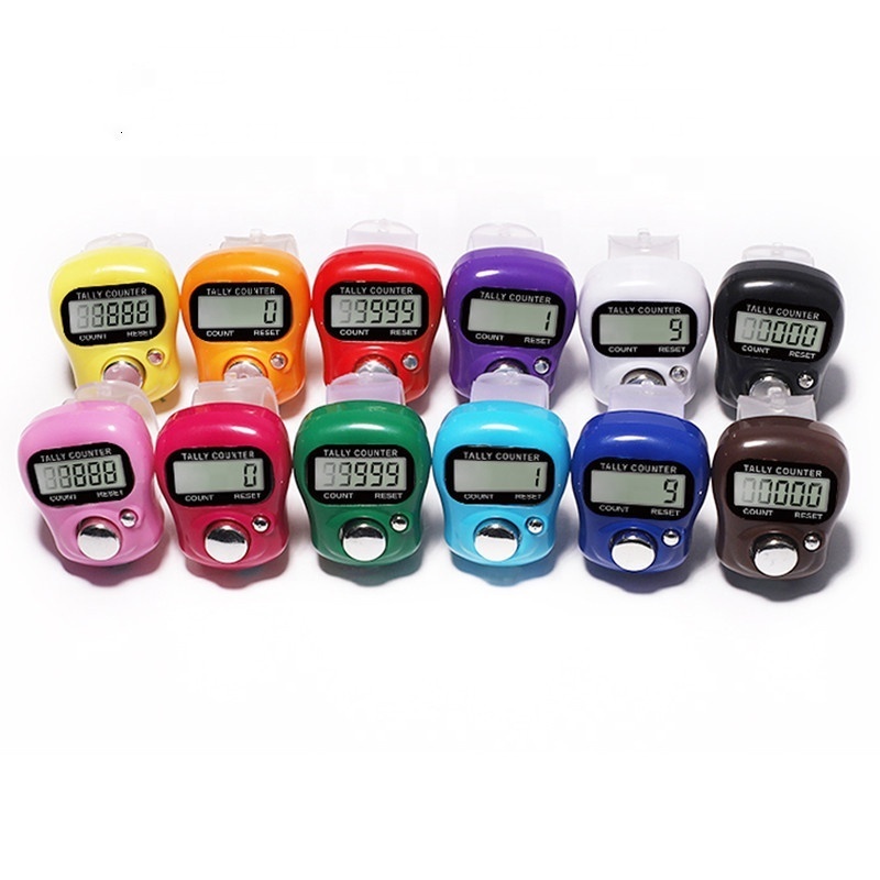 Johold wholesale Children's mini ring counter Manual electronic counting device Portable ring device Children's prize toys