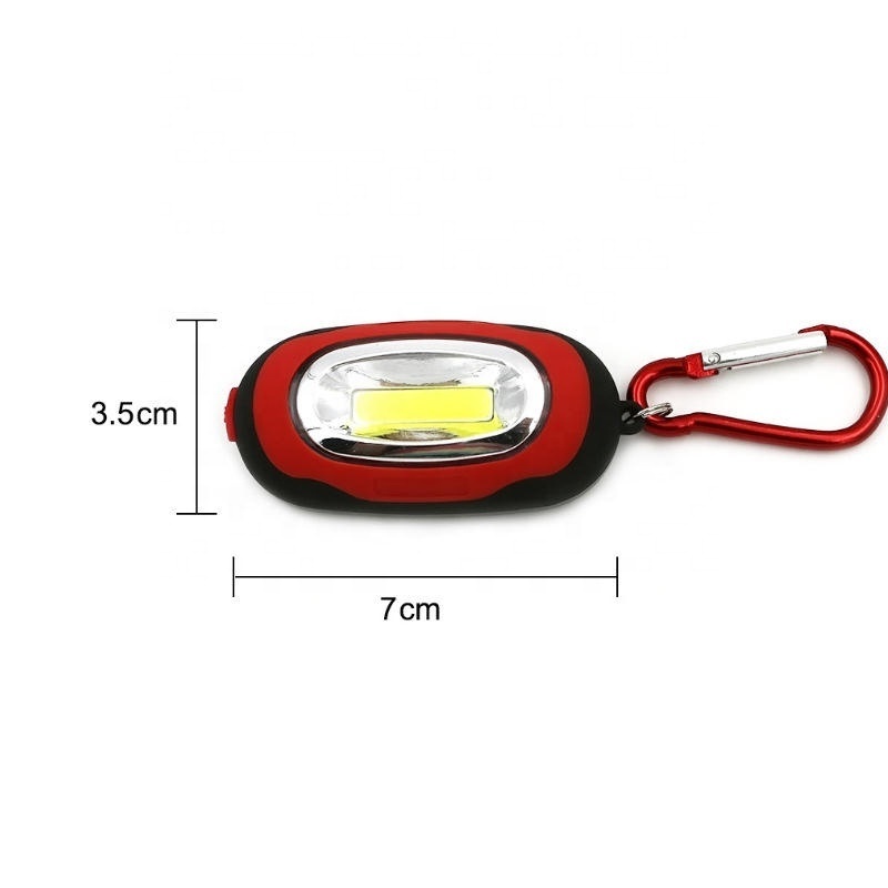 Multifunctional magnetic keychain light strong key holder with mini work light