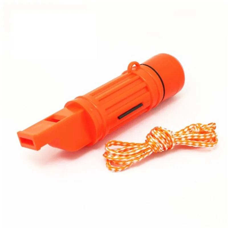 Outdoor Hiking Emergency Survival Multi-function 5-in-1 Whistle