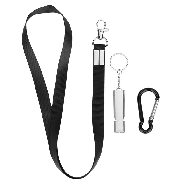 Double tube high frequency survival whistle blast whistle aluminum alloy metal whistle manufacturer