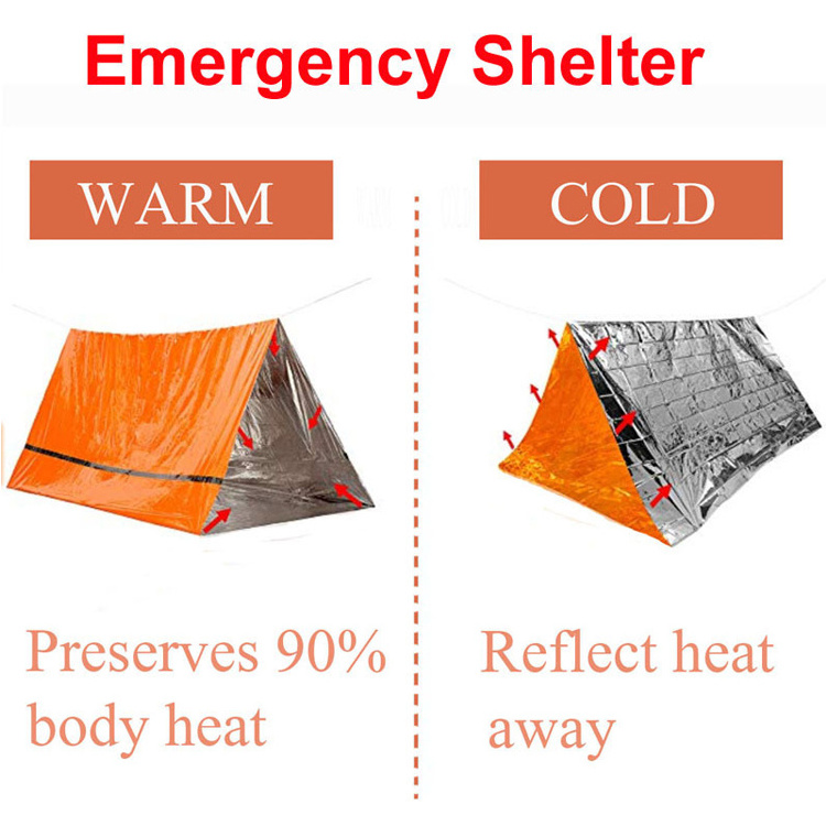 Life Tent Emergency Survival Shelter 2 Person Emergency Tent Use As Survival Tent for Camping Hiking