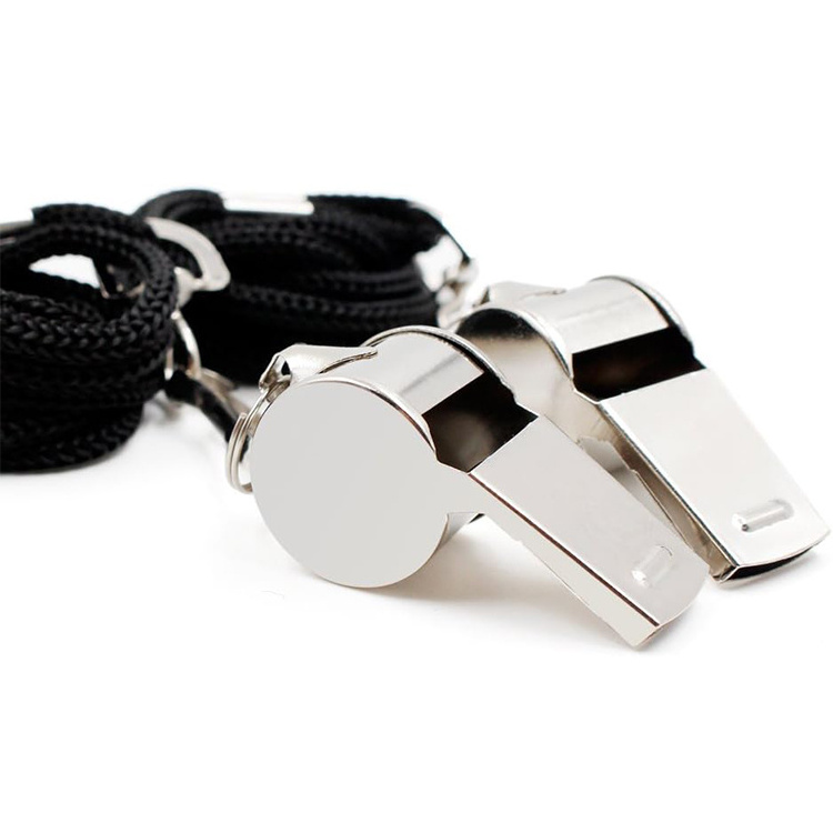 Factory Wholesale Cheap Emergency Stainless Steel Whistle Sport Metal Whistle