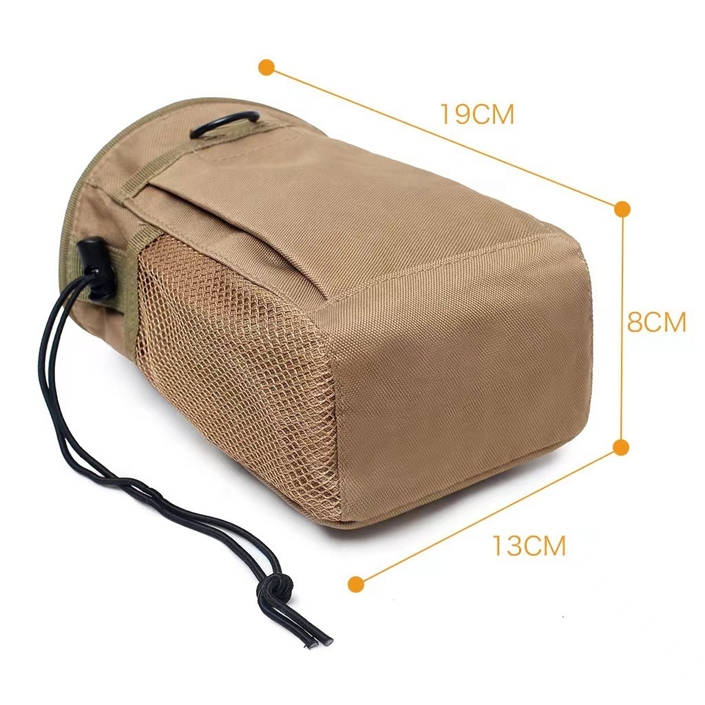 EDC Molle Pouch Tactical Bag Attachment Molle Small Recycle Bag Camping Backpack Waterproof Gear Bundle Tactical Recycle Bag