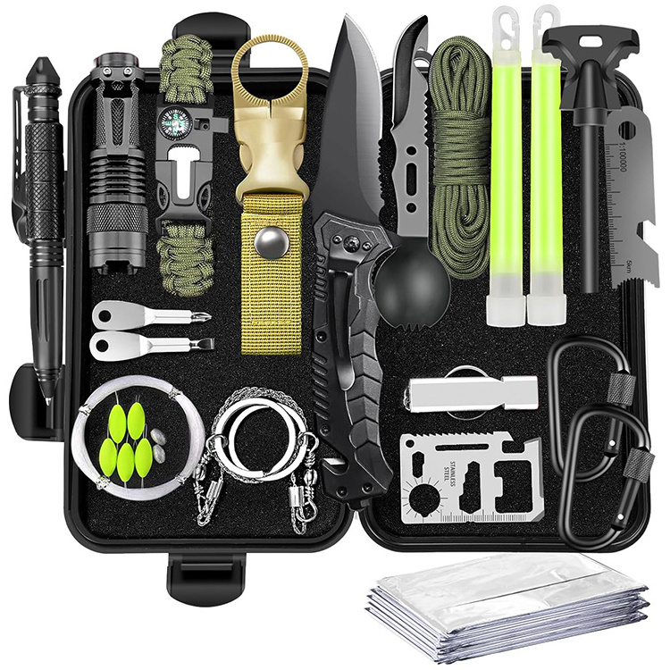 Emergency Camping Survival Kit Cool Gadgets for Survival Gear and Equipment Outdoor Hunting Hiking Fishing Adventures