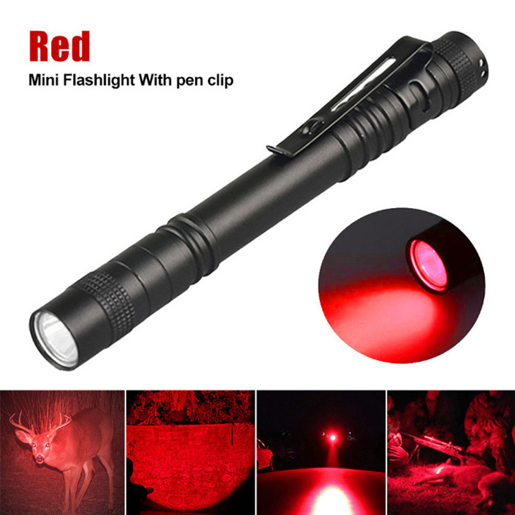 3W 395nm Uv Pen Flashlight For Pet Urine Detect Use AAA Battery With Clip Function Led Flashlight Pen