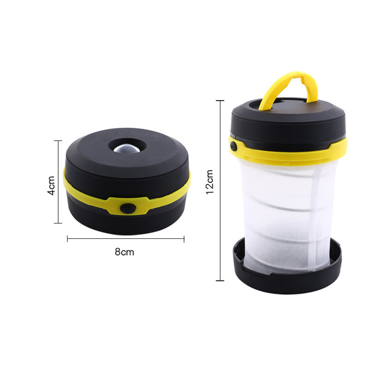 Hot Sale Camping Lantern Collapsible LED Lamp Flashlight Perfect for Hiking Travel Emergency Light Power Outage