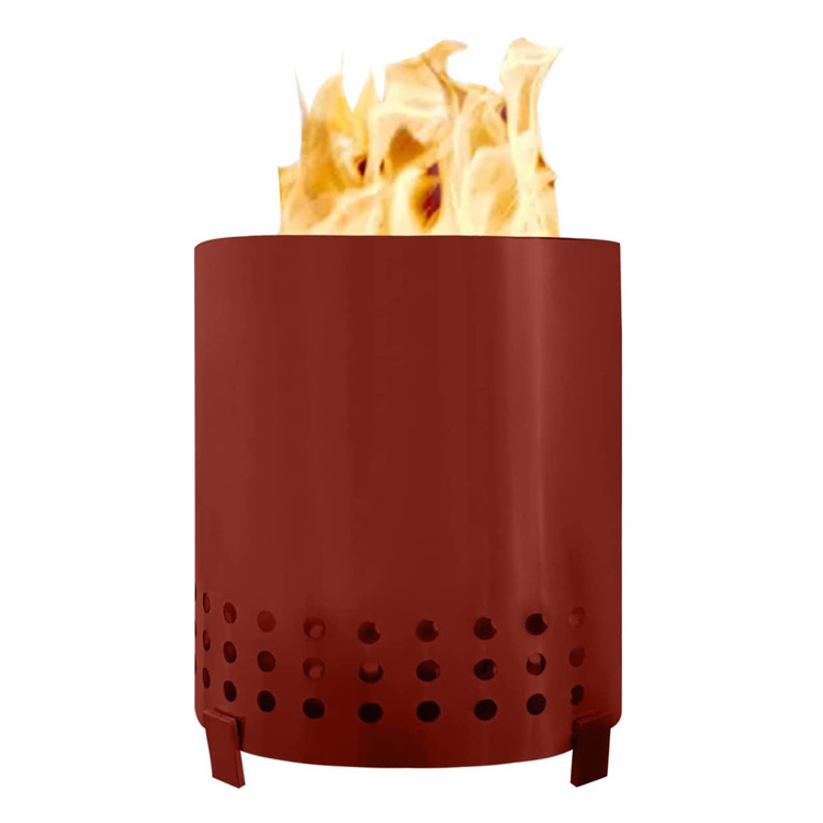 Mesa Tabletop Fire Pit with Stand  Low Smoke Outdoor Mini Fire for Urban & Suburbs Fueled by Pellets or Wood Safe