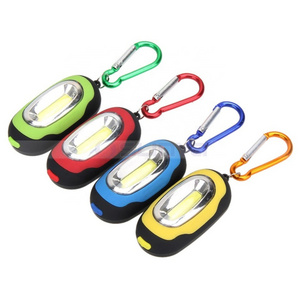 Multifunctional magnetic keychain light strong key holder with mini work light