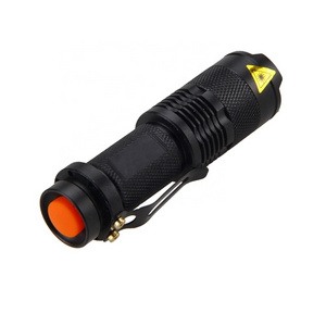 2024 hot  High Power Zoomable Red Light Led Torch Flashlight for Hunting Astronomy Aviation Night Observation