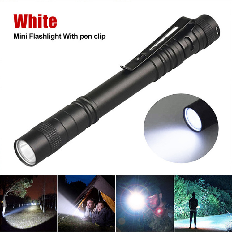 3W 395nm Uv Pen Flashlight For Pet Urine Detect Use AAA Battery With Clip Function Led Flashlight Pen