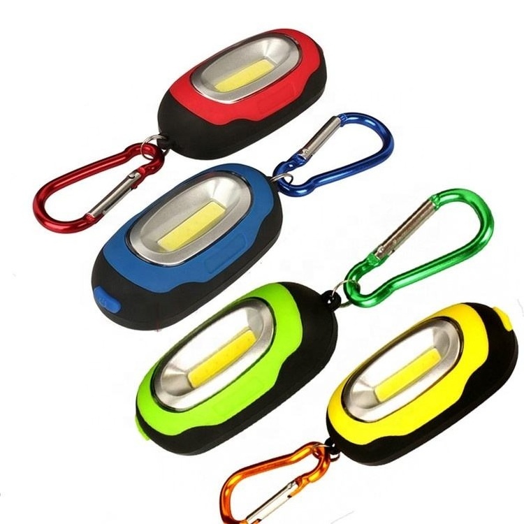 Multifunctional magnetic keychain light strong key holder with mini work light