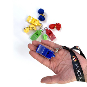 RED BLACK YELLOW BLUE Emergency Survival Plastic Fox Whistle Professional Race Track Fox Whistle