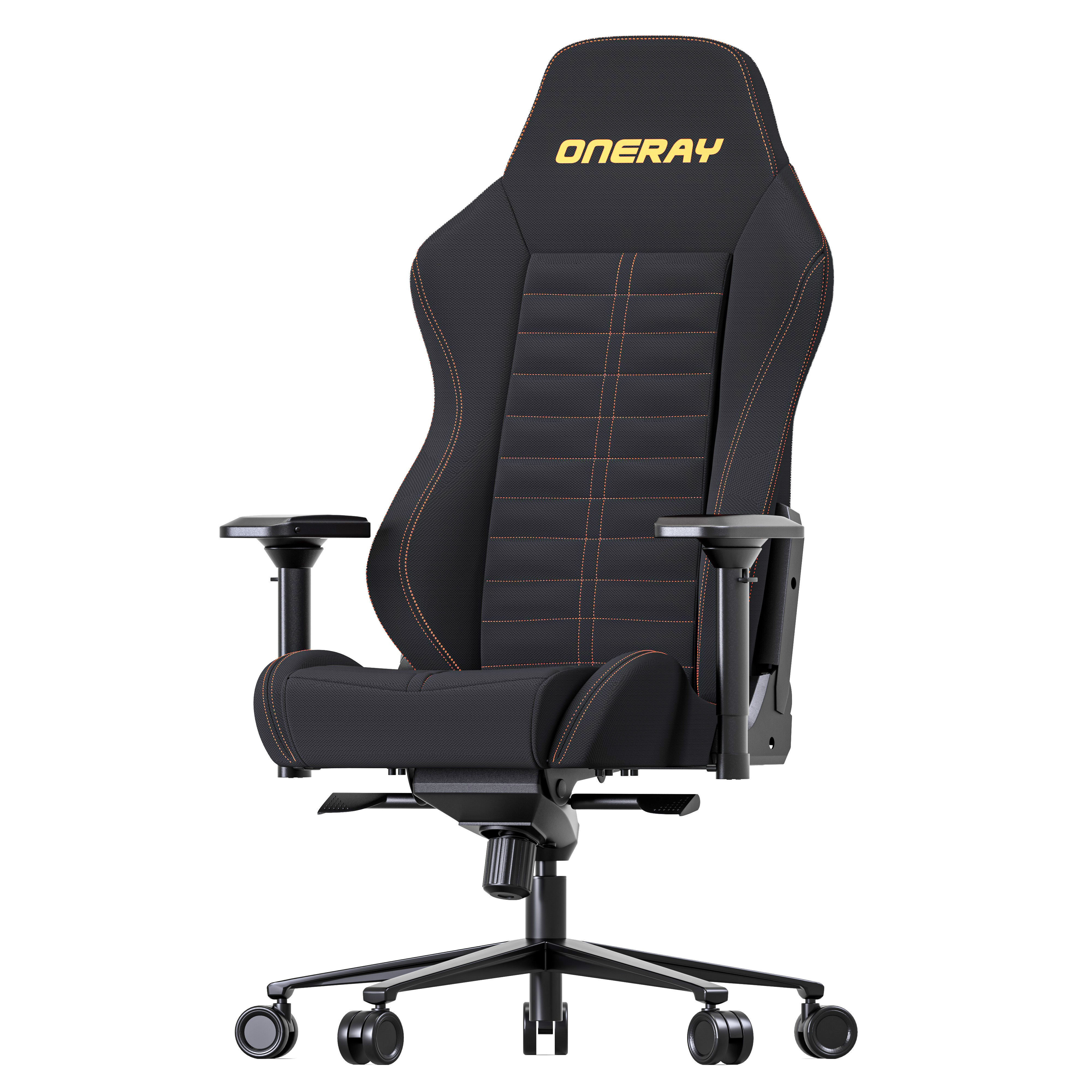 ONERAY Akracing with Pillow Use Gaming Chair Adjustable Armrest Home High Quality PU Leather Stainless Steel Swivel Chair