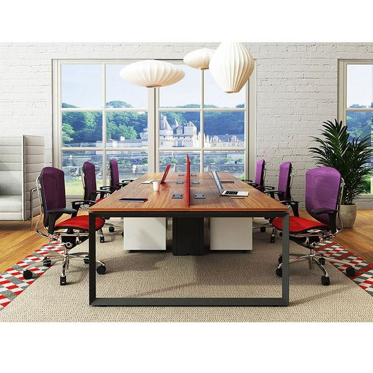 Workstiton Table Metal Frame Leg Fabric Desk Screen E1 Grade Desktop Office Desks