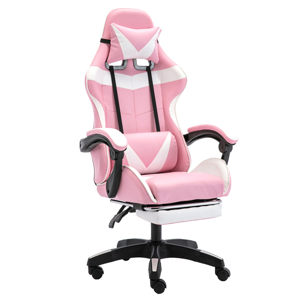 Wholesale Ergonomic pc gaming chair Comfortable Leather Racing Style Gaming Chair With Footrest