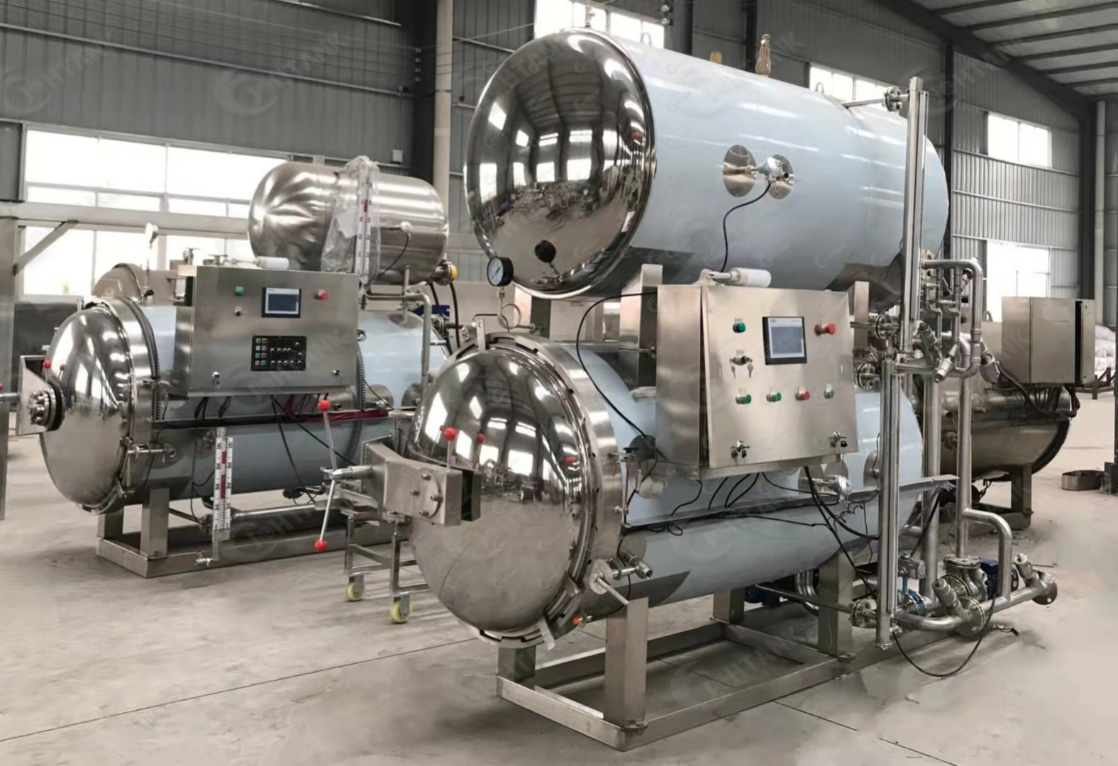 High-Pressure Stainless Steel Mushroom/Canning/Glass Bottles/ Tin Cans Sterilization Pot Retort Autoclave for Food Industry Use