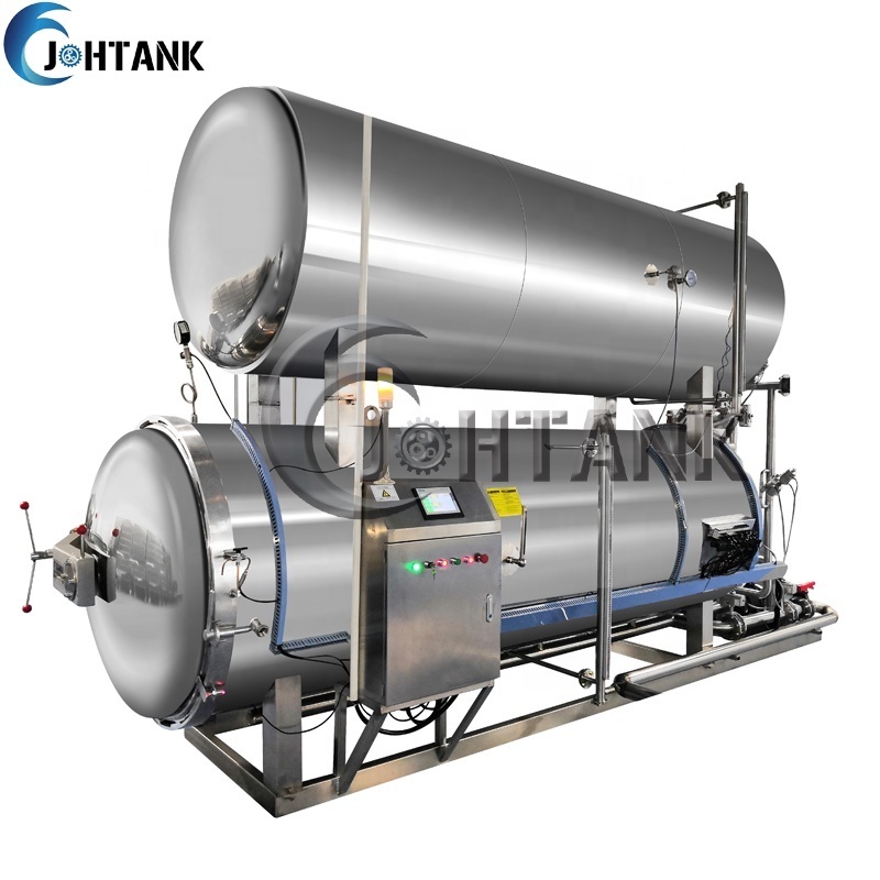 Industrial Steam Mushroom Autoclave Retort Sterilizer For Cultivation Substrate