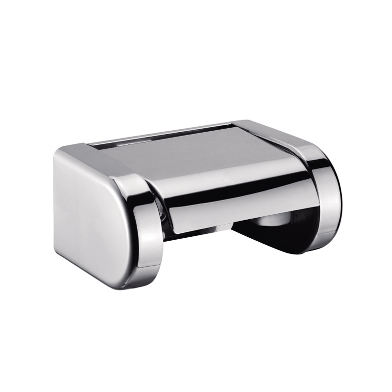 Stainless Steel Wall Paper Towel Roll Holder With Cover