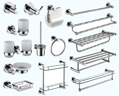 High Quality bathroom accessories set SUS304 stainless steel wall mount china bathroom accessories