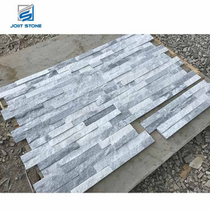 Wholesale Cloudy Grey Quartzite Ledgestone Wall Panel Stacked  Stone