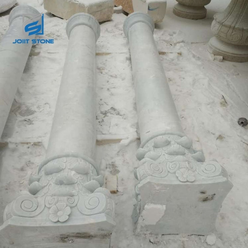 Outdoor/Indoor Roman Natural Stone Column With Stone Base