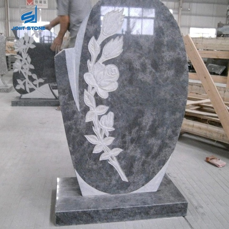 Various colors design marble tombstone black granite tombstone