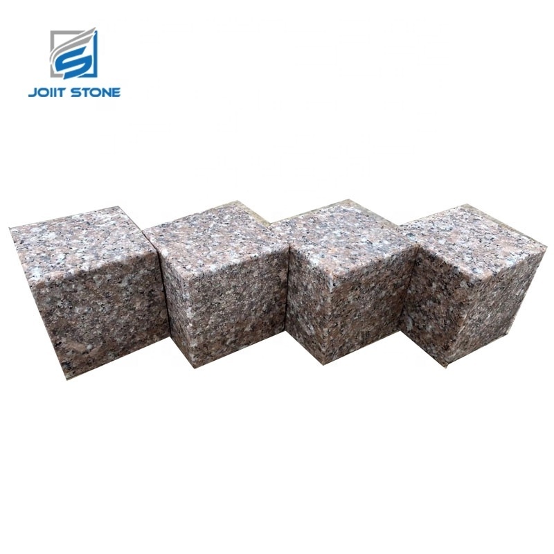 Hot Sale Cheap Price Red Granite Cobble Paving Stone