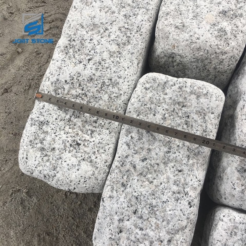 G603 Split Tumble Light Grey Granite Paving Stone For Square Paving