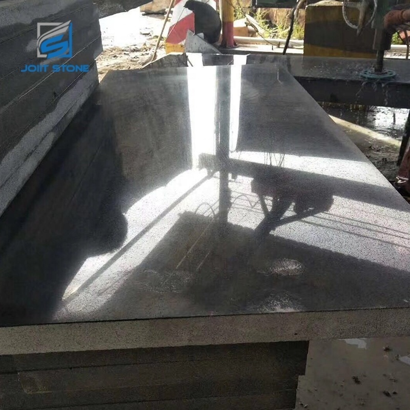 2400x600mm Low Price Factory Supply Polished Pure Black Granite Slabs