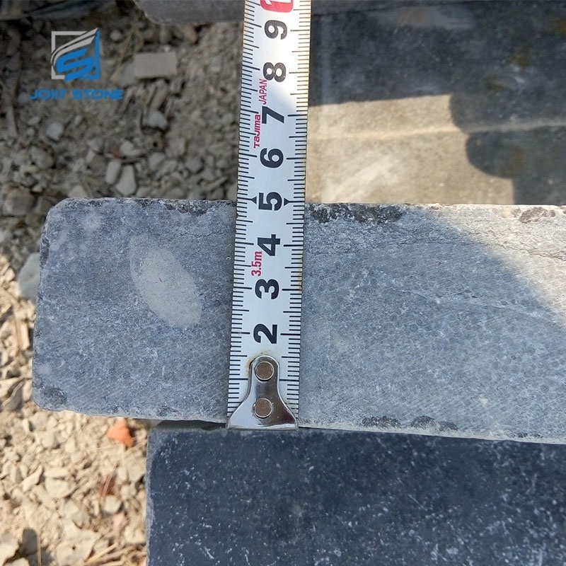 Popular Antiqued Tumble and Honed Bluestone Cobble Stone For Landscaping Paving