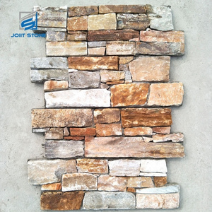 Eco-friendly Natural Panel Veneer Stack Ledgestone Wall Cladding