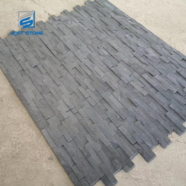 Hot Selling Yellow Wood Culture Stone Natural Slate Wall