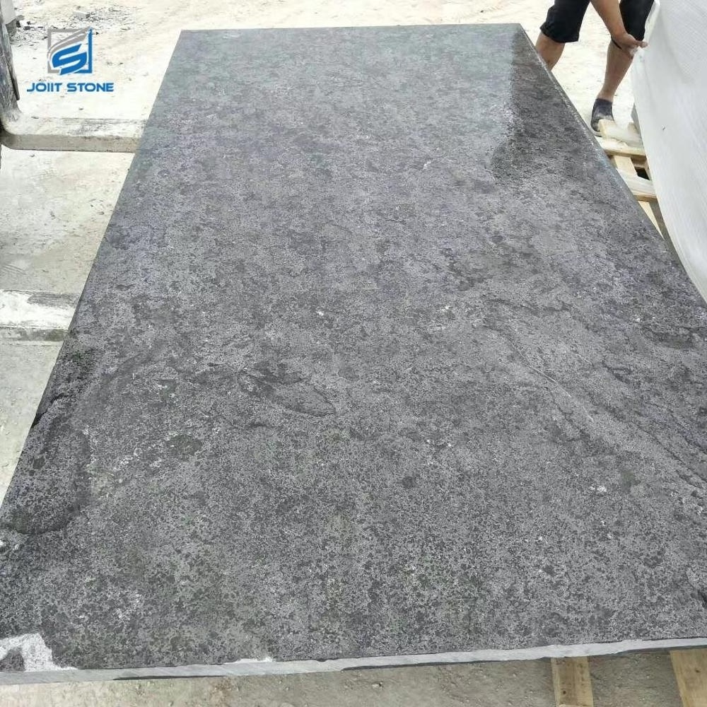 Factory Supply Blue Limestone Flamed Big Slabs And Tiles