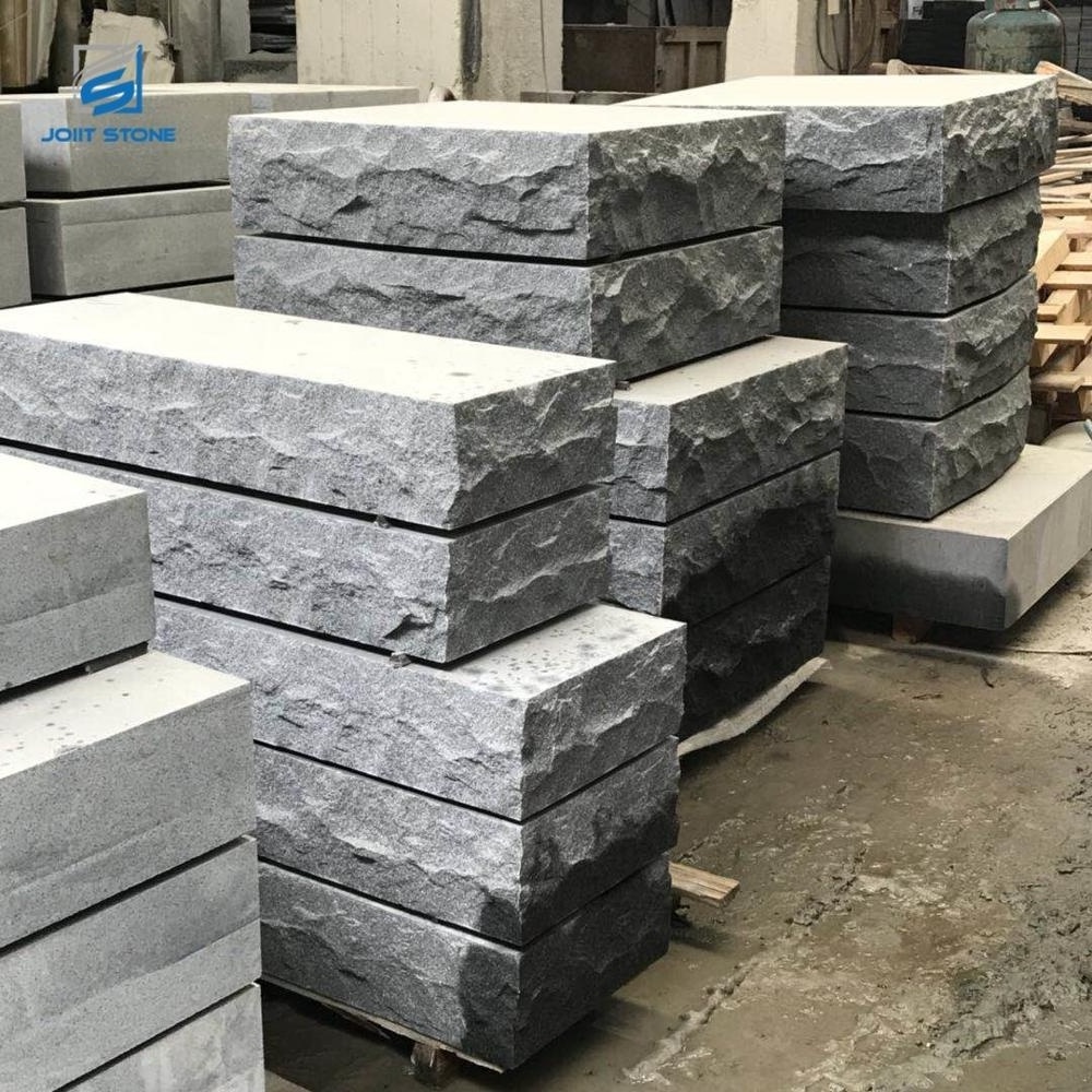 G654 Dark Grey Granite Block Steps for Door Entrance