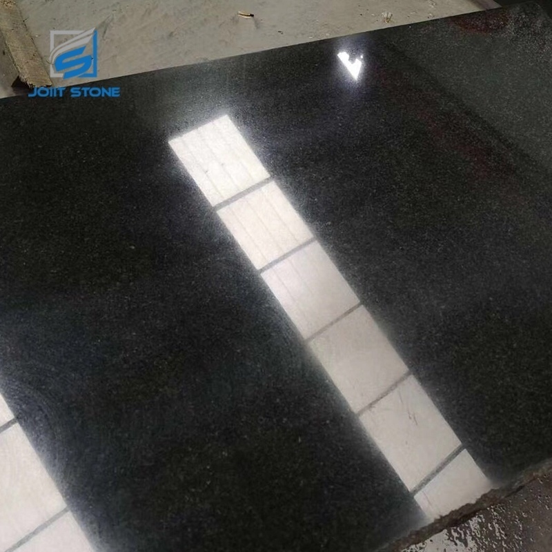 2400x600mm Low Price Factory Supply Polished Pure Black Granite Slabs