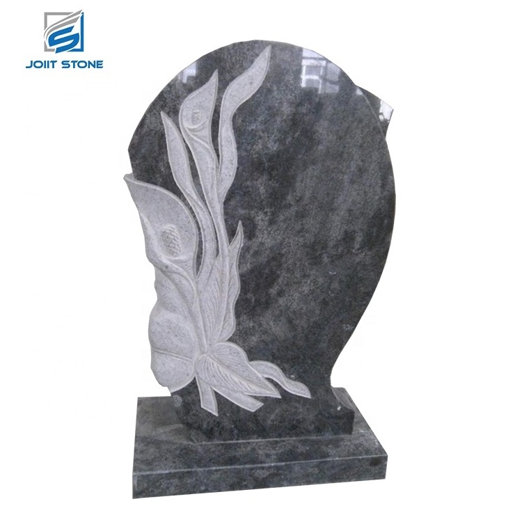 Various colors design marble tombstone black granite tombstone