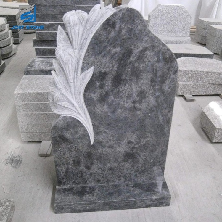 Various colors design marble tombstone black granite tombstone