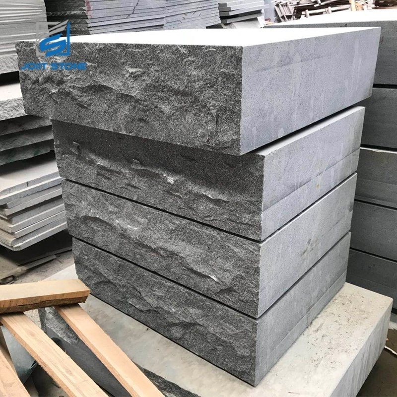 G654 Dark Grey Granite Block Steps for Door Entrance