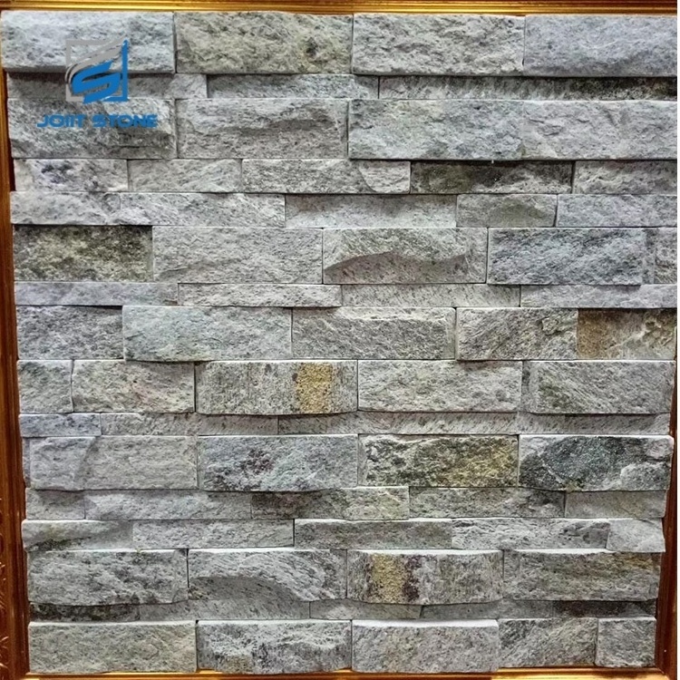 Fireplace Surround Decorative White Stack Stone Veneer