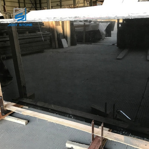 2400x600mm Low Price Factory Supply Polished Pure Black Granite Slabs