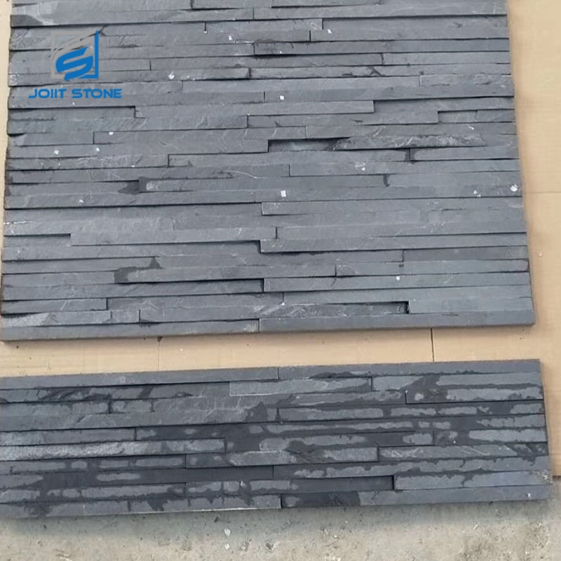 Spilt Surface Cloudy Grey Quartzite Wall Stone For Outdoor Fireplace Feature Wall