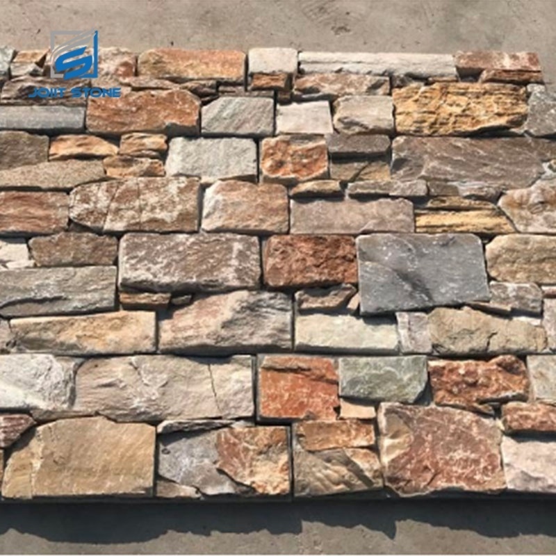 Eco-friendly Natural Panel Veneer Stack Ledgestone Wall Cladding